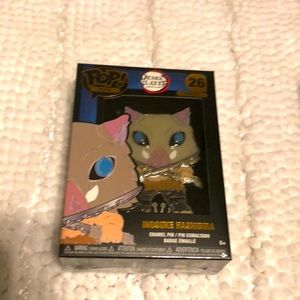 #1 😊New POP! Demon Slayer #26 Inosuke Hashibira Enamel Pin😊